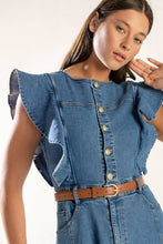 Load image into Gallery viewer, MY DEBUT DENIM MIDI DRESS