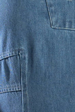 Load image into Gallery viewer, THE GENEVIEVE DENIM MIDI DRESS