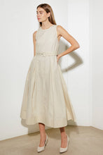 Load image into Gallery viewer, OVER THE WATERS WOVEN MIDI DRESS