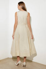 Load image into Gallery viewer, OVER THE WATERS WOVEN MIDI DRESS