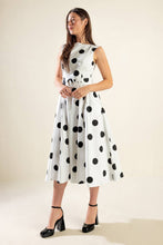 Load image into Gallery viewer, ECHOING FJORD WOVEN MIDI DRESS