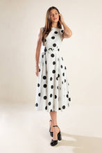 Load image into Gallery viewer, ECHOING FJORD WOVEN MIDI DRESS