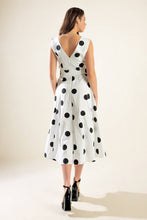 Load image into Gallery viewer, ECHOING FJORD WOVEN MIDI DRESS