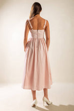 Load image into Gallery viewer, EASILY LOVED WOVEN MIDI DRESS