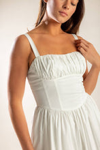 Load image into Gallery viewer, EASILY LOVED WOVEN MIDI DRESS