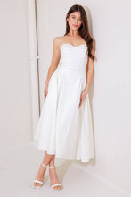 Load image into Gallery viewer, GORGEOUS REPUTATION WOVEN MIDI DRESS