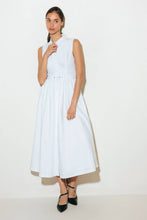 Load image into Gallery viewer, NUE EASE WHITE WOVEN MDI DRESS