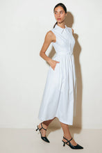 Load image into Gallery viewer, NUE EASE WHITE WOVEN MDI DRESS