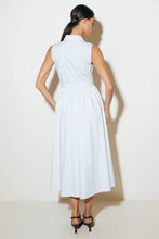 Load image into Gallery viewer, NUE EASE WHITE WOVEN MDI DRESS