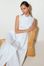 Load image into Gallery viewer, NUE EASE WHITE WOVEN MDI DRESS