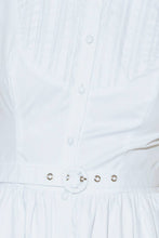 Load image into Gallery viewer, NUE EASE WHITE WOVEN MDI DRESS