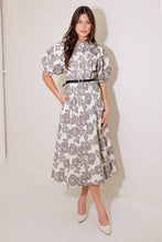 Load image into Gallery viewer, TIME AFTER TIME WOVEN MIDI DRESS