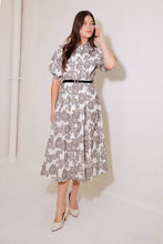 Load image into Gallery viewer, TIME AFTER TIME WOVEN MIDI DRESS