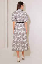 Load image into Gallery viewer, TIME AFTER TIME WOVEN MIDI DRESS