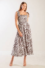 Load image into Gallery viewer, DANCING WITH THE WOVEN MIDI DRESS