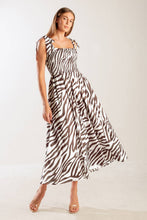Load image into Gallery viewer, DANCING WITH THE WOVEN MIDI DRESS
