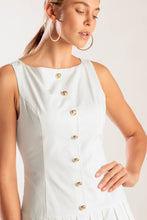 Load image into Gallery viewer, NO COMPARISON WHITE WOVEN MINI DRESS