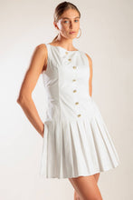 Load image into Gallery viewer, NO COMPARISON WHITE WOVEN MINI DRESS