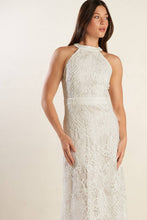 Load image into Gallery viewer, CATCHING DREAMS WOVEN LACE MIDI DRESS