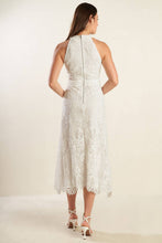 Load image into Gallery viewer, CATCHING DREAMS WOVEN LACE MIDI DRESS