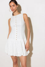 Load image into Gallery viewer, AT FIRST GLANCE WOVEN MINI DRESS