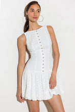 Load image into Gallery viewer, AT FIRST GLANCE WOVEN MINI DRESS