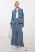 Load image into Gallery viewer, ACTIVE VIBE TENCEL DENIM JACKET