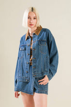 Load image into Gallery viewer, LIVIN' MY BEST LIFE DENIM JACKET