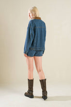 Load image into Gallery viewer, LIVIN' MY BEST LIFE DENIM JACKET