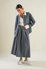 Load image into Gallery viewer, BEHIND THE GRIN WOVEN MIDI SKIRT