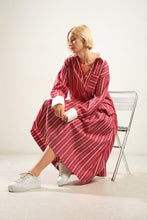 Load image into Gallery viewer, BEHIND THE GRIN WOVEN MIDI SKIRT