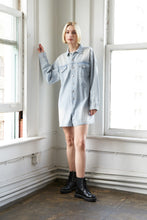 Load image into Gallery viewer, TURNING POINT DENIM ROMPER