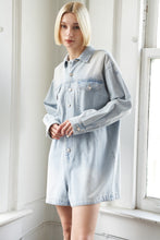 Load image into Gallery viewer, TURNING POINT DENIM ROMPER