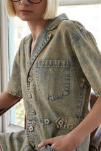 Load image into Gallery viewer, DAY IN THE LIFE DENIM ROMPER