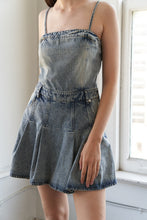 Load image into Gallery viewer, MY BEST CHAPTER DENIM ROMPER