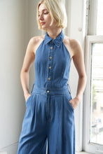 Load image into Gallery viewer, SERENE SEASONS DENIM JUMPSUIT