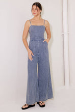 Load image into Gallery viewer, BEGIN AGAIN BLUE DENIM JUMPSUIT