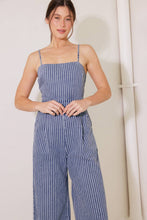 Load image into Gallery viewer, BEGIN AGAIN BLUE DENIM JUMPSUIT