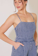 Load image into Gallery viewer, BEGIN AGAIN BLUE DENIM JUMPSUIT