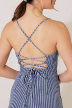 Load image into Gallery viewer, BEGIN AGAIN BLUE DENIM JUMPSUIT