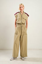Load image into Gallery viewer, WAVE OF ELEGANCE WOVEN JUMPSUIT