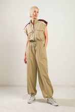 Load image into Gallery viewer, WAVE OF ELEGANCE WOVEN JUMPSUIT