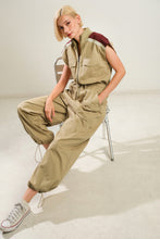 Load image into Gallery viewer, WAVE OF ELEGANCE WOVEN JUMPSUIT