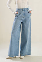 Load image into Gallery viewer, ADVENTURE AWAITS DENIM PANTS