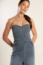 Load image into Gallery viewer, LOOK WHAT WE STARTED DENIM JUNPSUIT