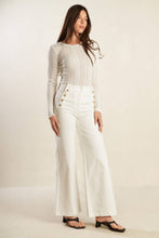 Load image into Gallery viewer, LILY PETAL WHITE WOVEN PANTS
