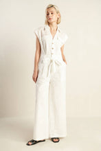 Load image into Gallery viewer, KNOW BETTER WOVEN EYELET JUMPSUIT