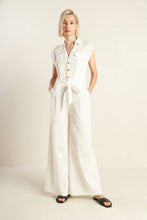 Load image into Gallery viewer, KNOW BETTER WOVEN EYELET JUMPSUIT