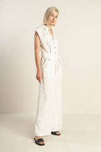 Load image into Gallery viewer, KNOW BETTER WOVEN EYELET JUMPSUIT