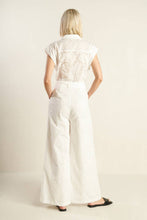 Load image into Gallery viewer, KNOW BETTER WOVEN EYELET JUMPSUIT